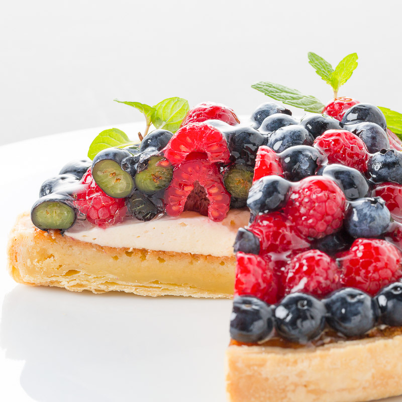 ベリーを贅沢に使用しました