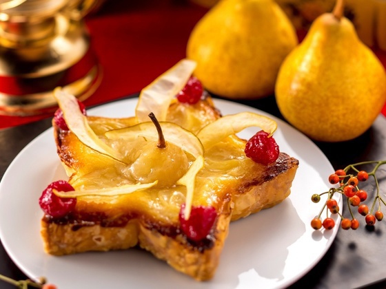 山形県寒河江市産“バラード”大玉西洋梨のタルト