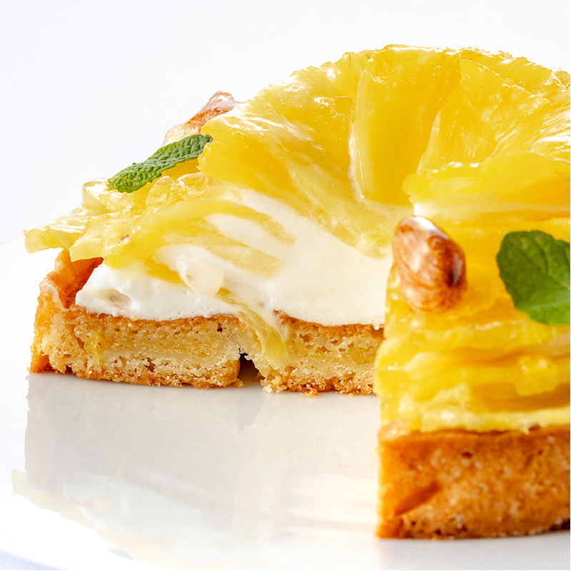 タルト生地とヨーグルトのムースが絶妙です