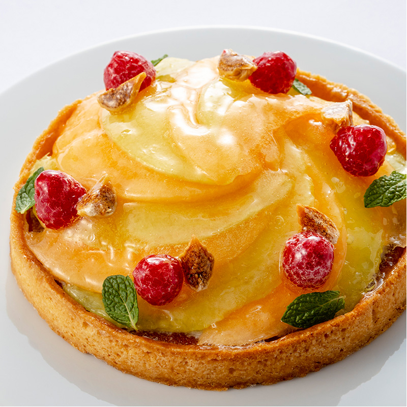 メロンのタルト