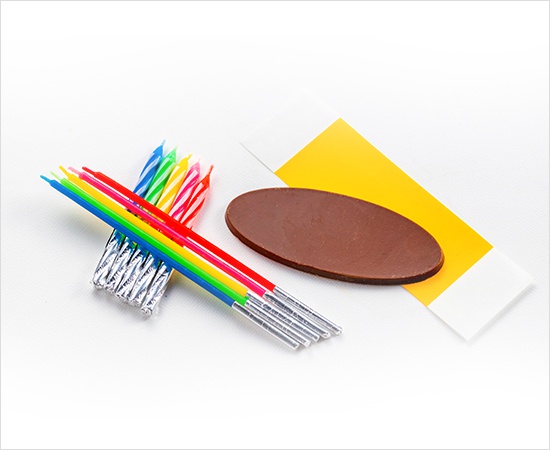 チョコレートプレート（キャンドル付き）