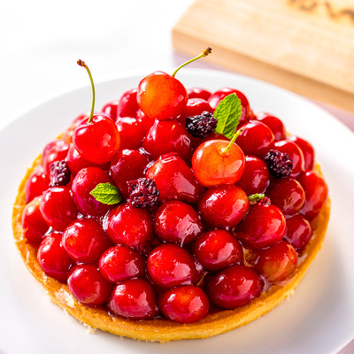 山形県寒河江市産”佐藤錦”さくらんぼのタルト