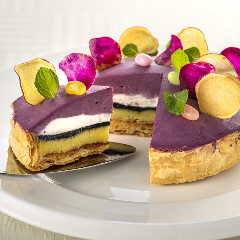 紫芋の中でも甘みの強い品種の種子島ゴールド