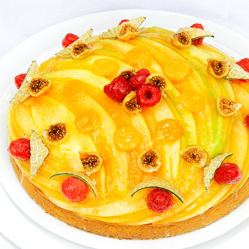 メロンのタルト