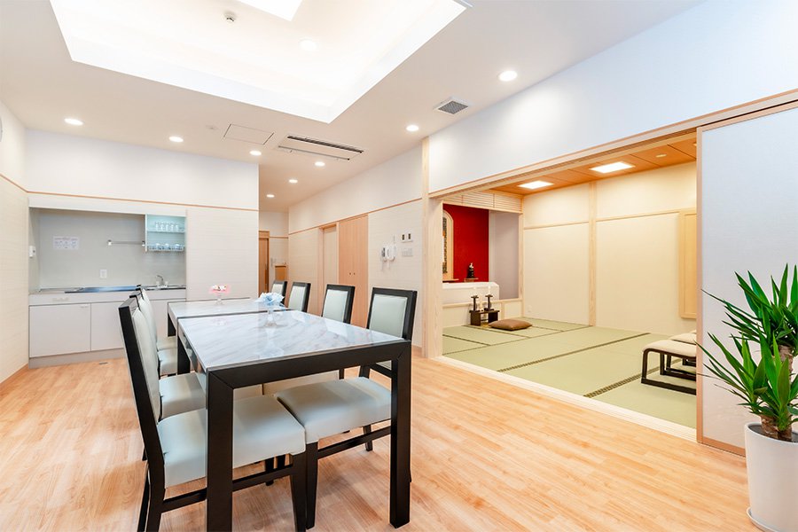 親族室<br>親族皆様にお寛ぎいただくスペースです。