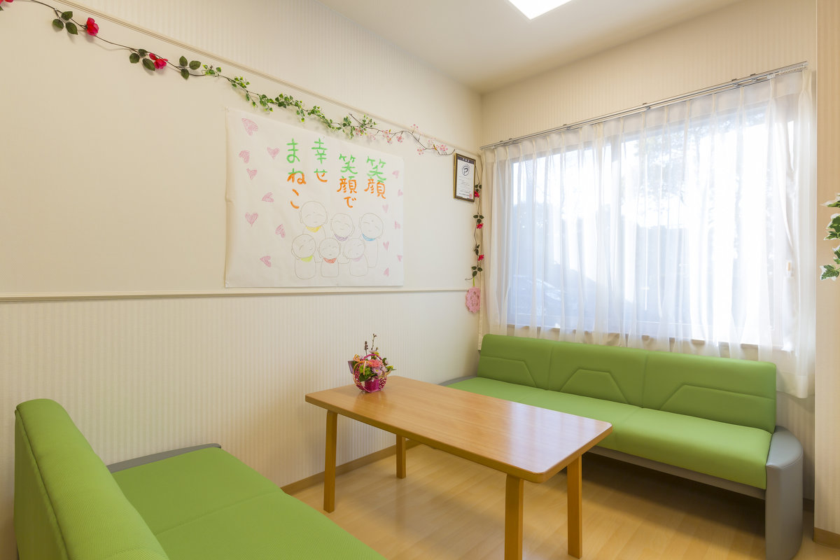 ご家族やお友達とゆっくりお話しできる相談室。