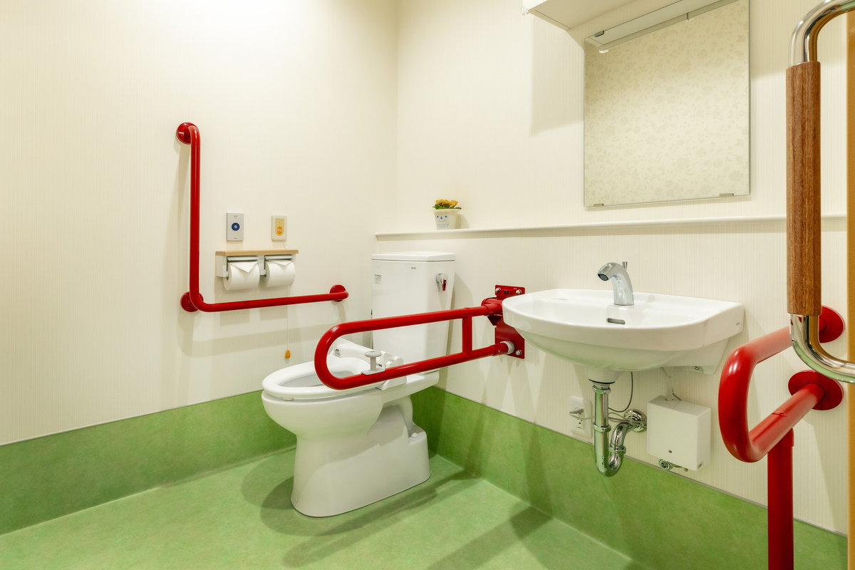 車いすの方も快適に利用できるつくりになっています。