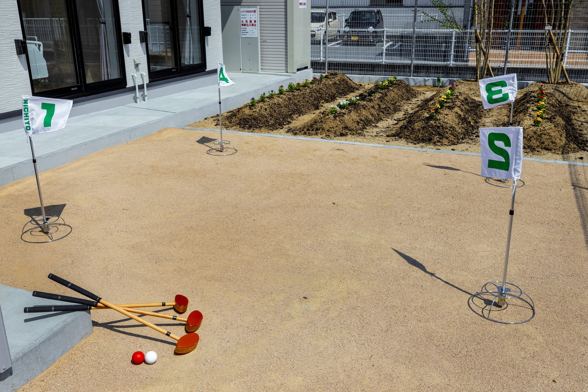 グランドゴルフやバーベキュー、日向ぼっこ等、楽しみは無限大です。