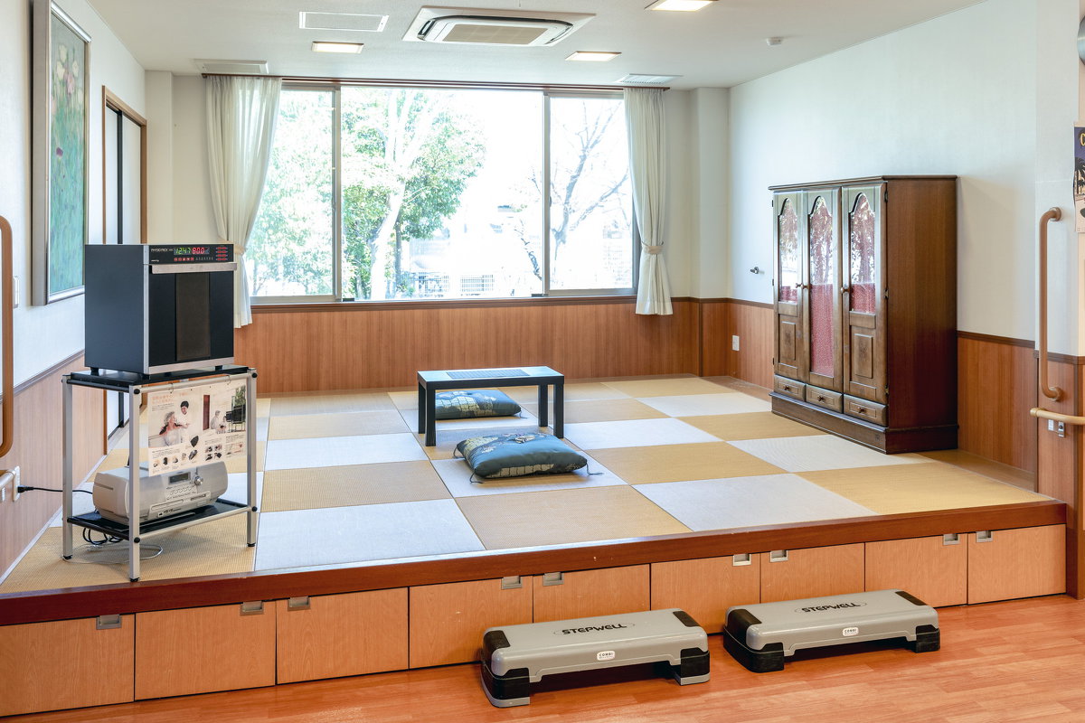 ゆったりとした休憩コーナー