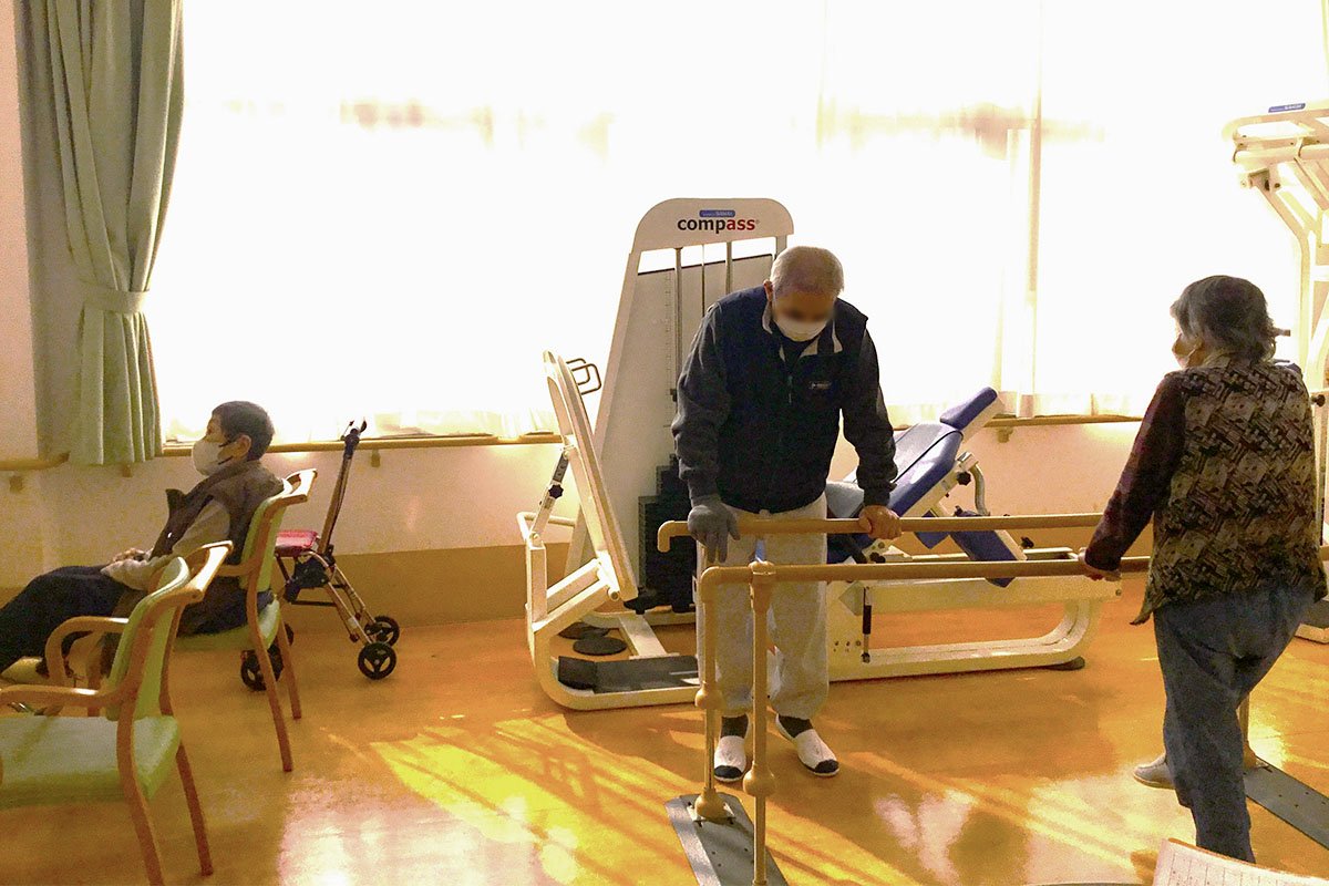 先進の技術を取り入れたリハビリマシーンも充実