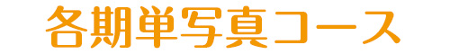 各期&nbsp;単写真コース