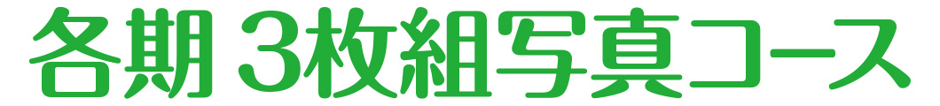 各期&nbsp;3枚組写真コース