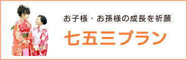お子様・お孫様の成長を祈願 七五三プラン
