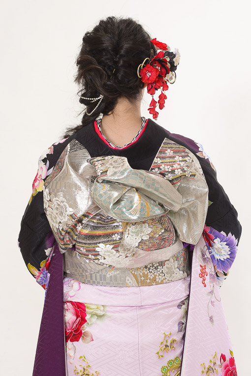 紫に白・ピンク大華