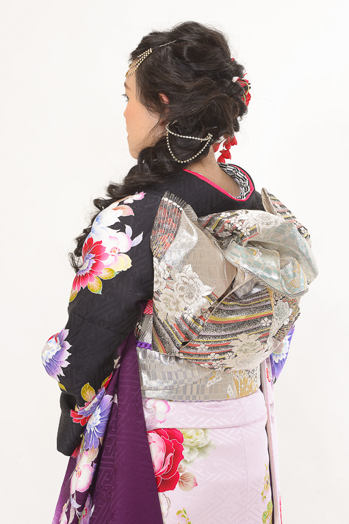 紫に白・ピンク大華