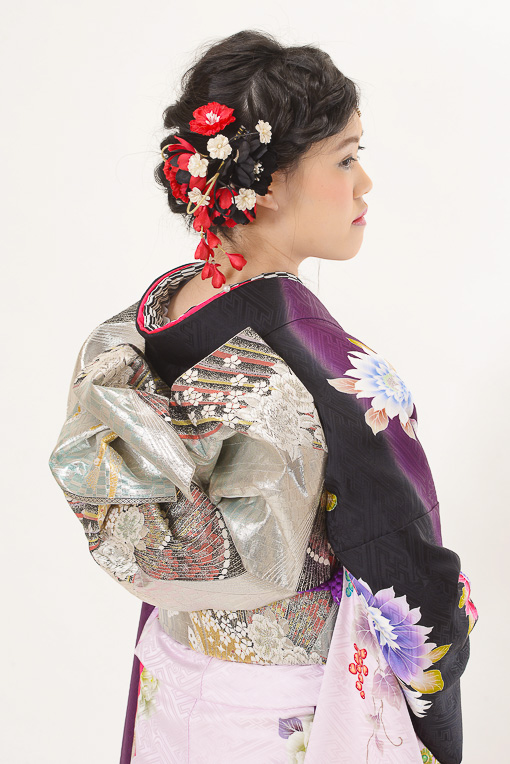 紫に白・ピンク大華