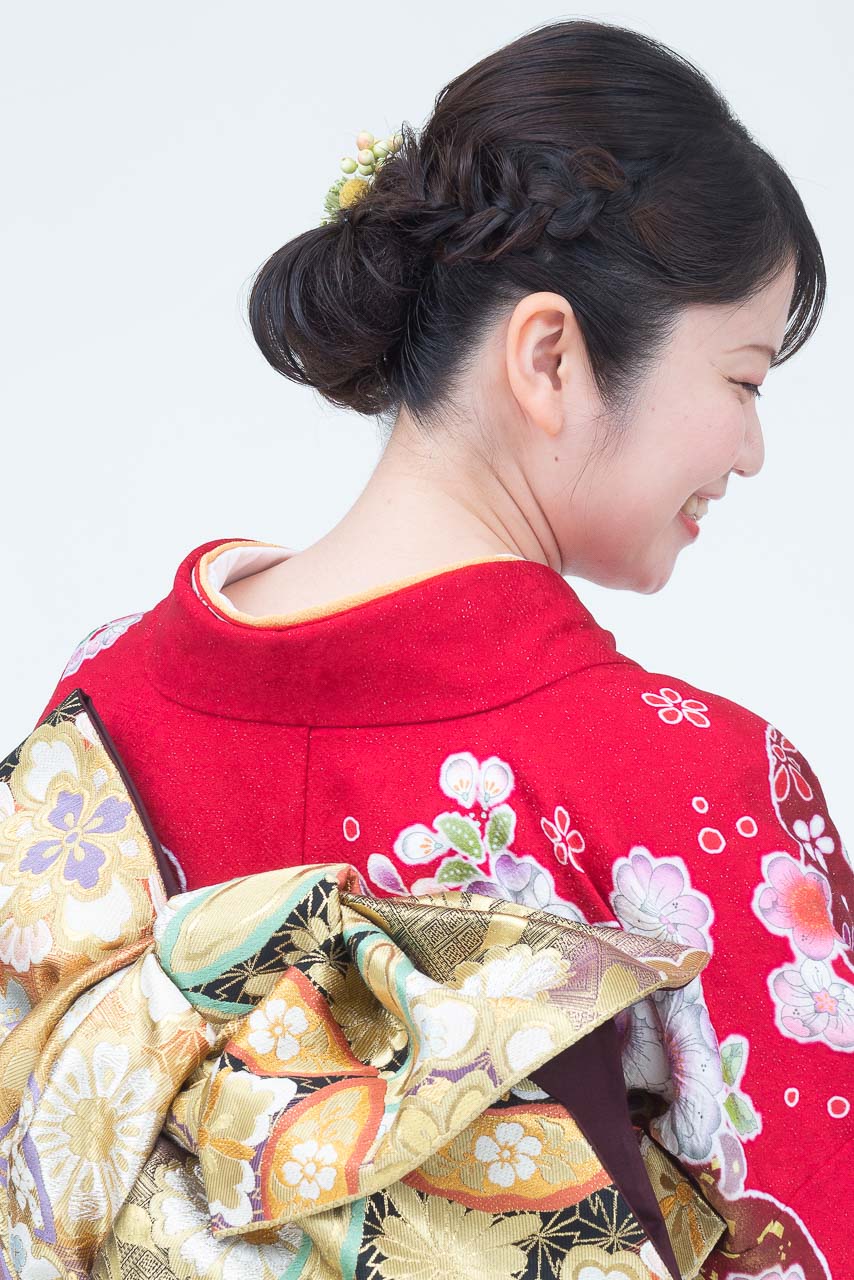 ワイン雪輪に辻が花