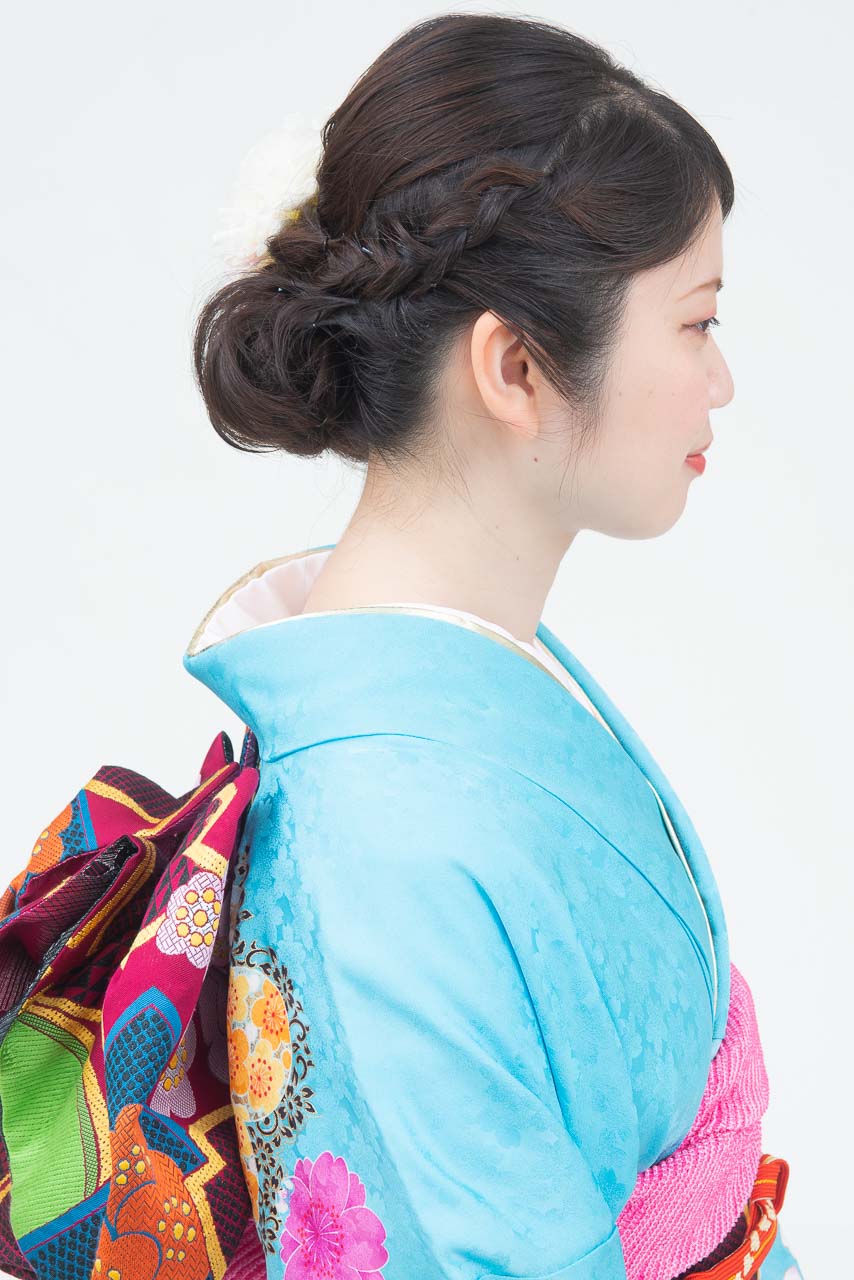 水色地に芍薬ダリア SU-53