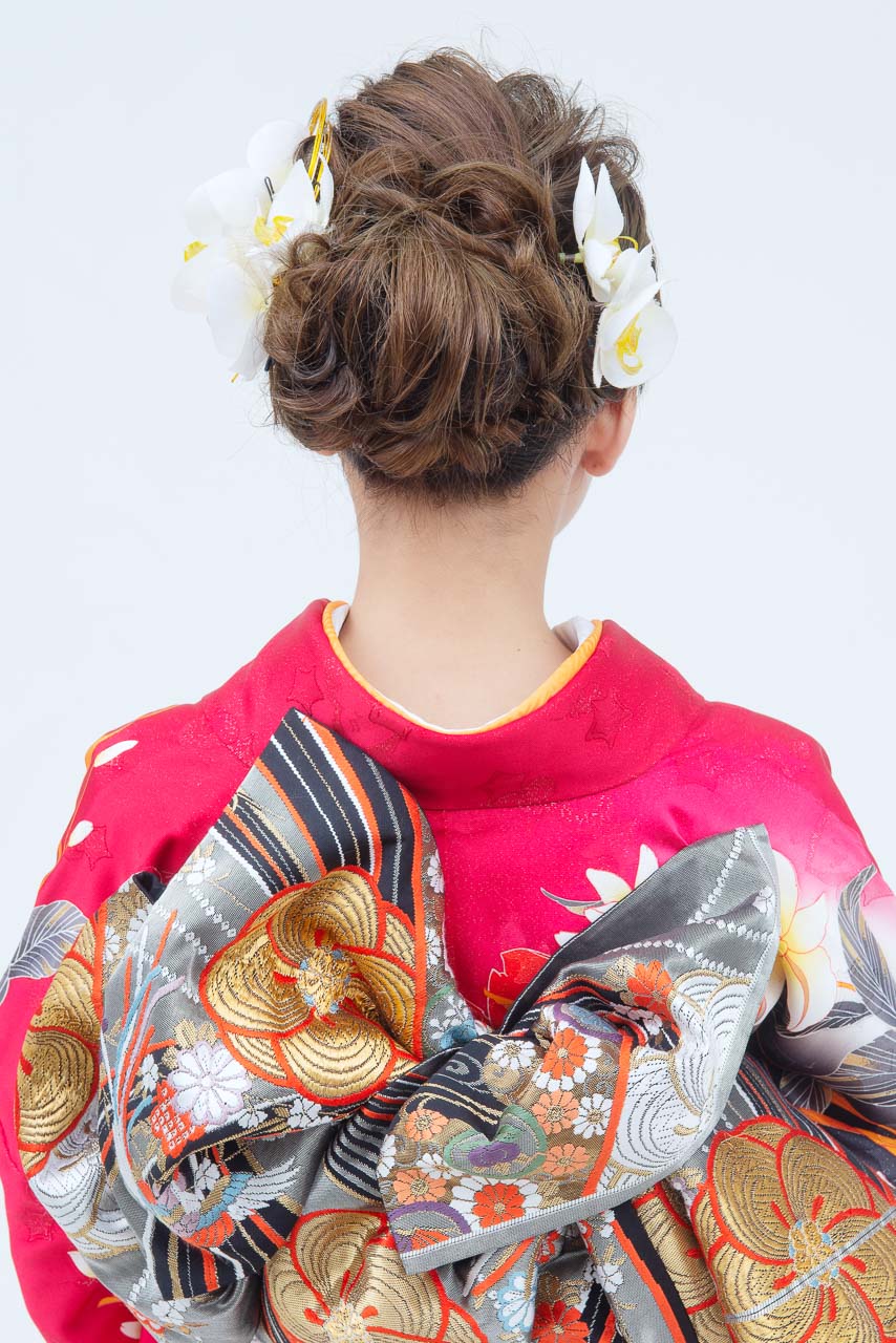 朱色百合オレンジ