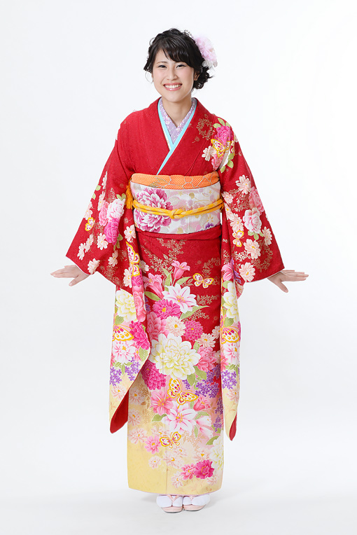 赤地グラデーション ミルフィーユ201