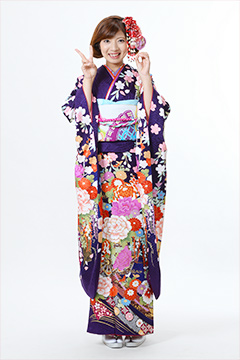 紫地四季花古典