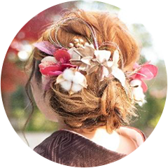 Hair ゆるふわシニヨンスタイル