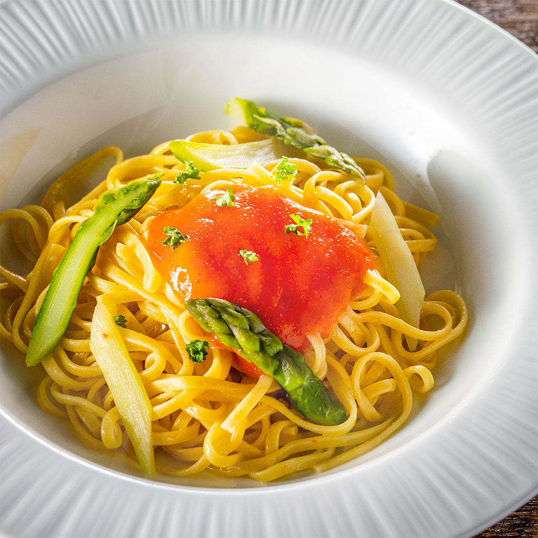 明太子のペペロンチーノ